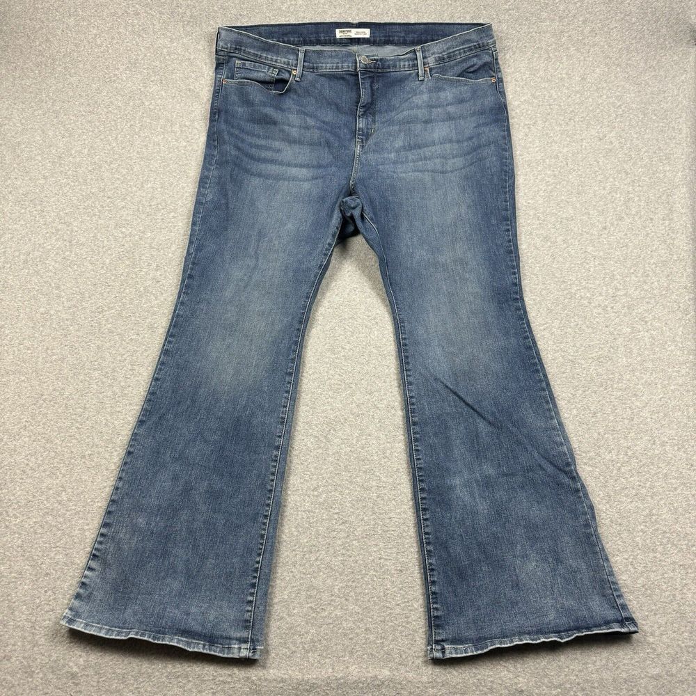 Signature Gold by Levi Strauss Totally Shaping‎ High Rise Flare Jeans Womens 24M